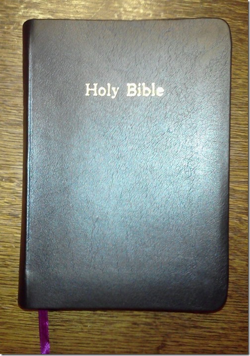 Peggys Bible after