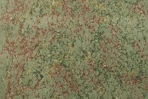 French Marble Forest, Sienna, Dark Green